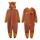 KOMBINEZON ONESIE BRĄZOWY KAPIBARA