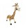 MASKOTKA PLUSZAK MADAGASKAR ŻYRAFA MELMAN 35 CM