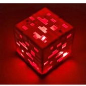 MINECRAFT CZERWONA LAMPKA KOSTKA