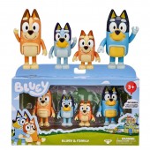 ZESTAW FIGUREK BLUEY RODZINA