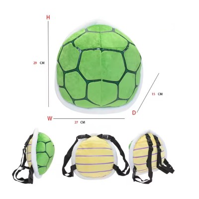 PLECAK PLUSZOWY MARIO ZIELONY ŻÓŁW