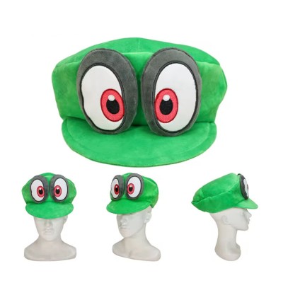 PLUSZOWA CZAPKA MARIO ZIELONA