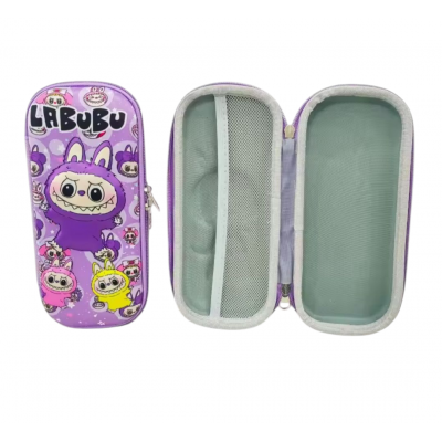 PIÓRNIK PUDEŁKO 3D LABUBU FIOLETOWY