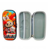 PIÓRNIK PUDEŁKO 3D LABUBU POMARAŃCZOWY