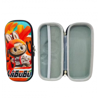 PIÓRNIK PUDEŁKO 3D LABUBU POMARAŃCZOWY