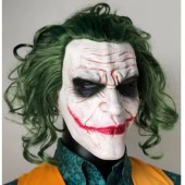 PRZEBRANIE HORROR HALLOWEEN MASKA JOKER BIAŁA 