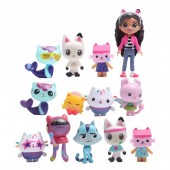 ZESTAW 13 SZTUK FIGUREK FIGURKI KOCI DOMEK GABI GABBY